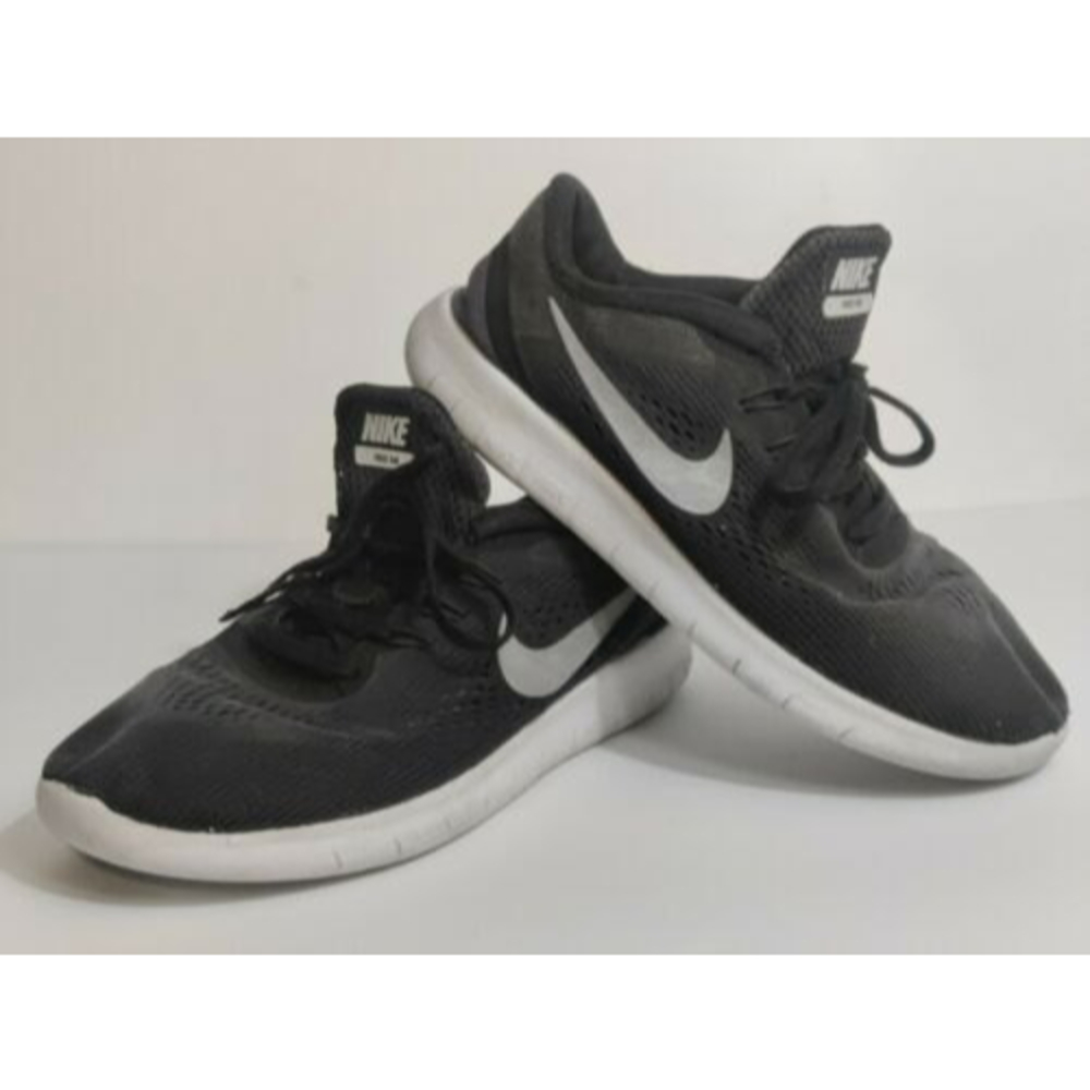 Nike Free RUN Size 5.5 (M) EU 38 Boy's & Girls Running Shoes Black 833989-001❤